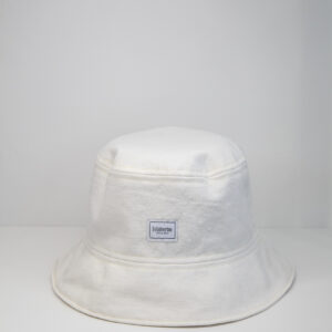 Bucket hat summer/spring off-white raw cotton