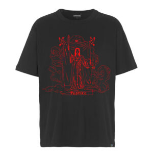 Enfärgad Justice oversized T-shirt
