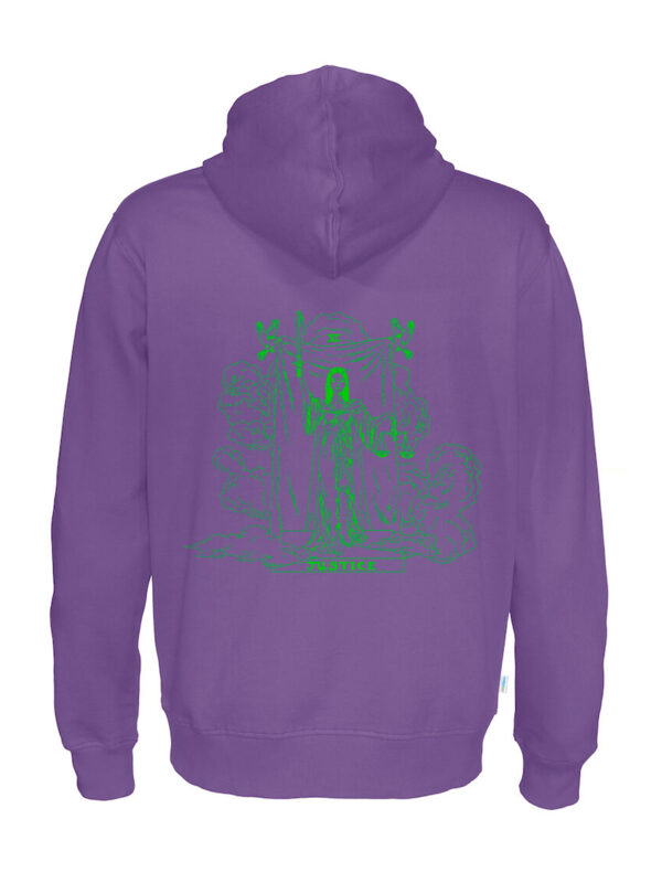 Enfärgad Justice hoodie
