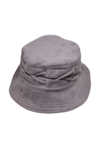 Velvet bucket hat