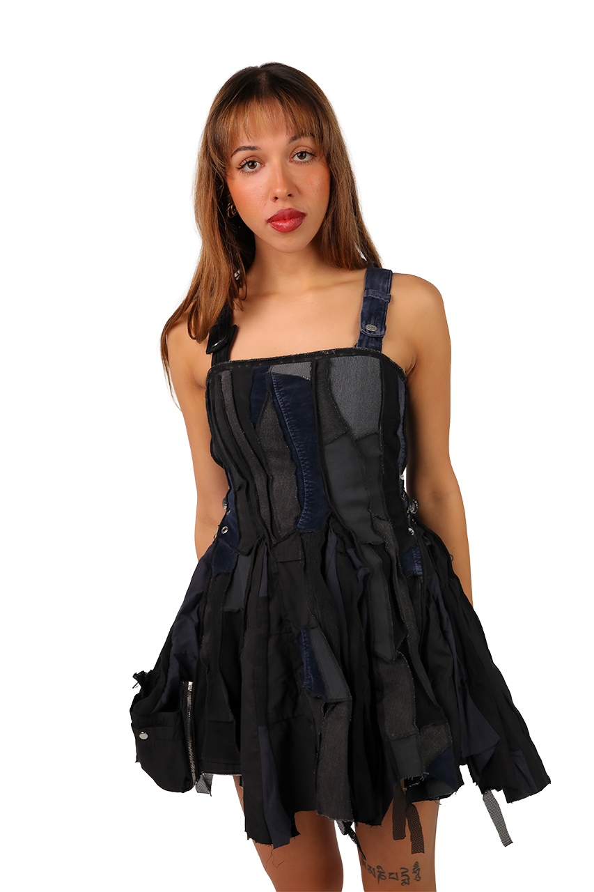 Mini dress, zero waste