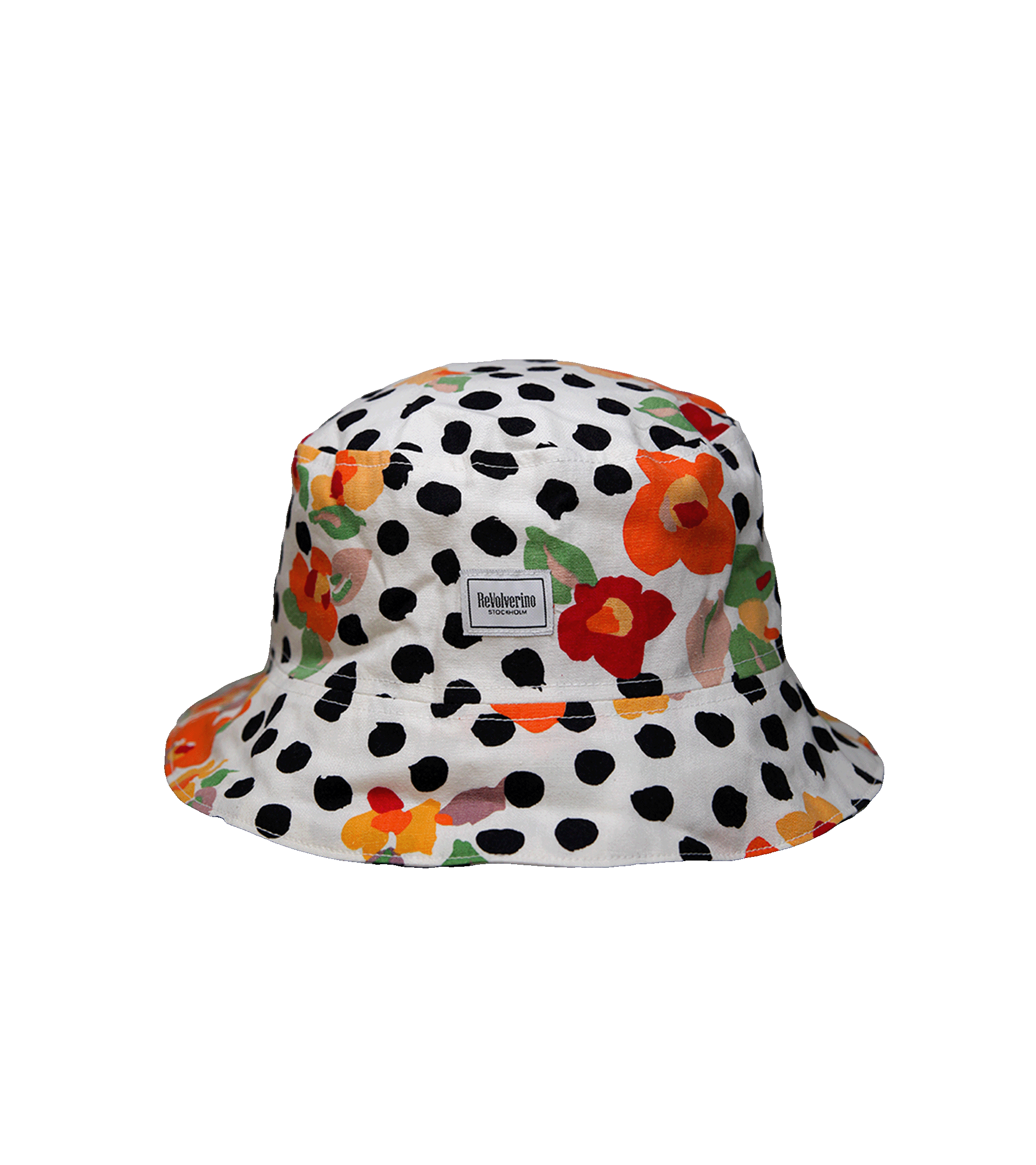 Light bucket hat vintage dot