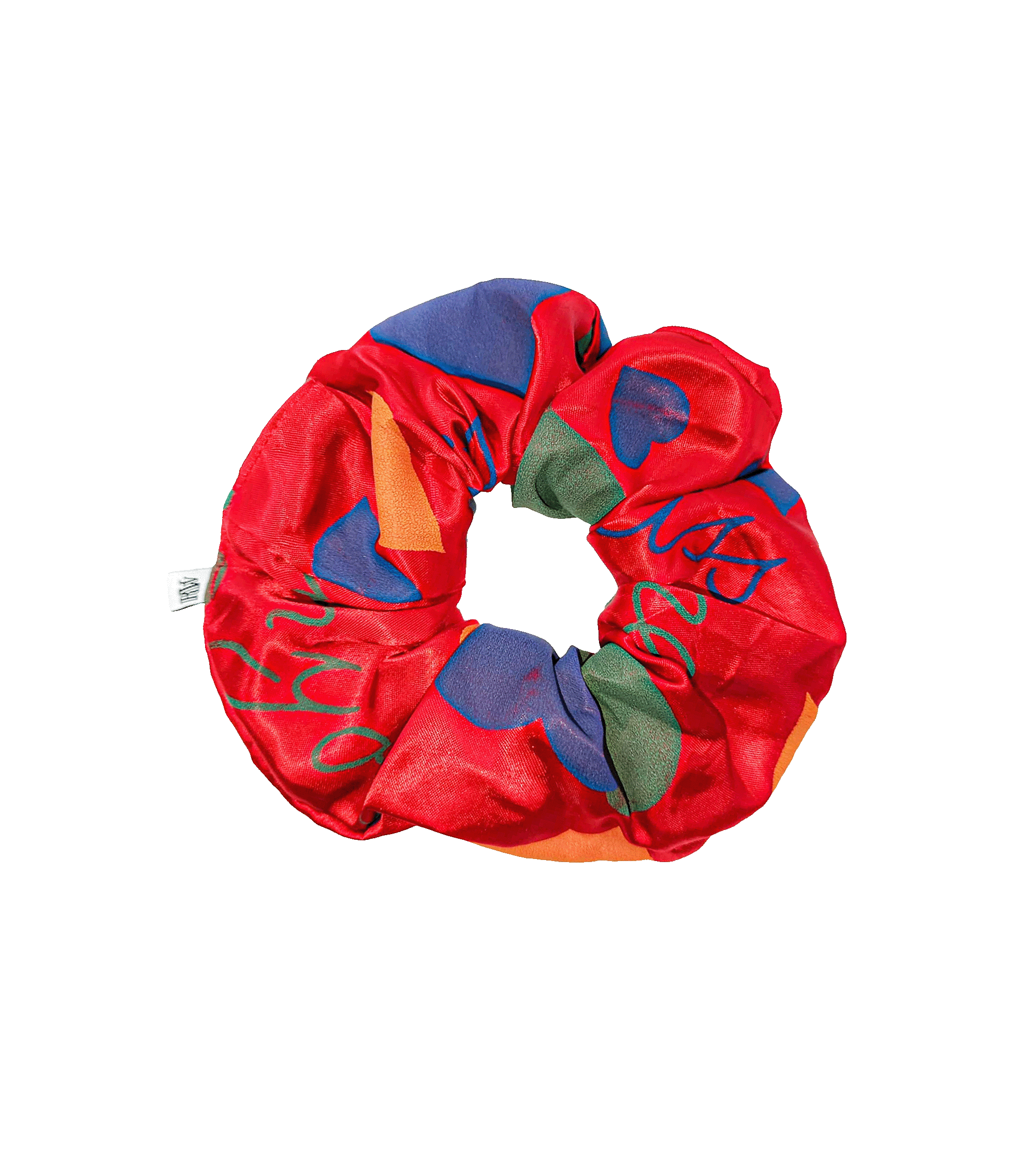 Scrunchie bold red
