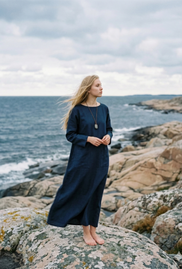 Klänningar av återvunna, upcyclade och hållbara material